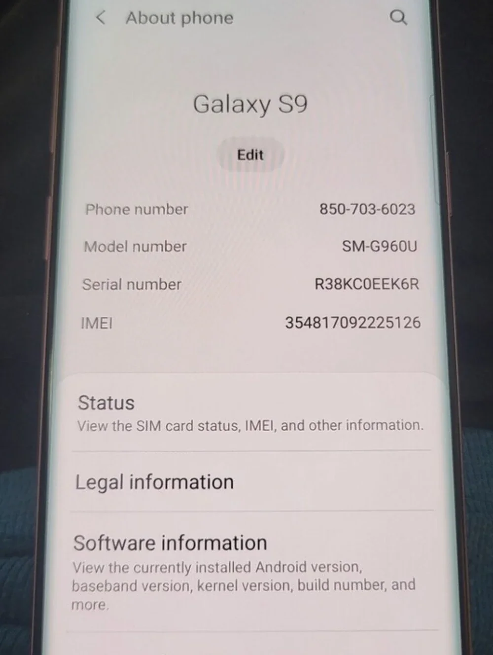 Samsung galaxy s9
